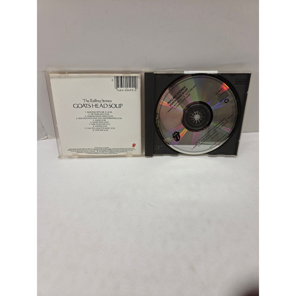 The Rolling Stones Goats Head Soup CD 1973 Album CK 40492 Classic Rock - Picture 3 of 4